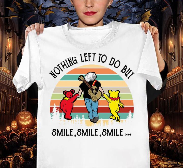 Grateful Dead Nothing Left To Do But Smile Vintage Sunset t-shirt woman shirt