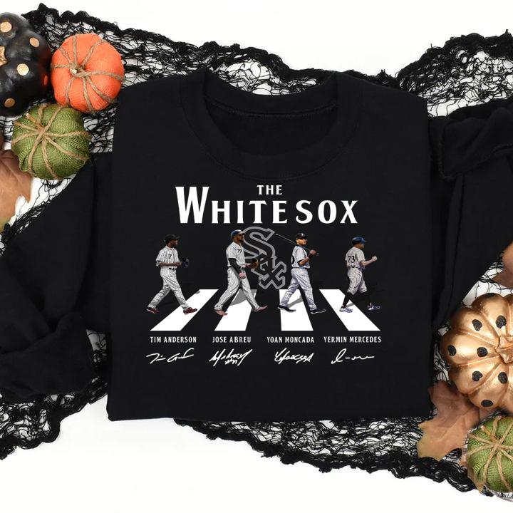 The White Sox Abbey Road signatures t-shirt sweatshirt