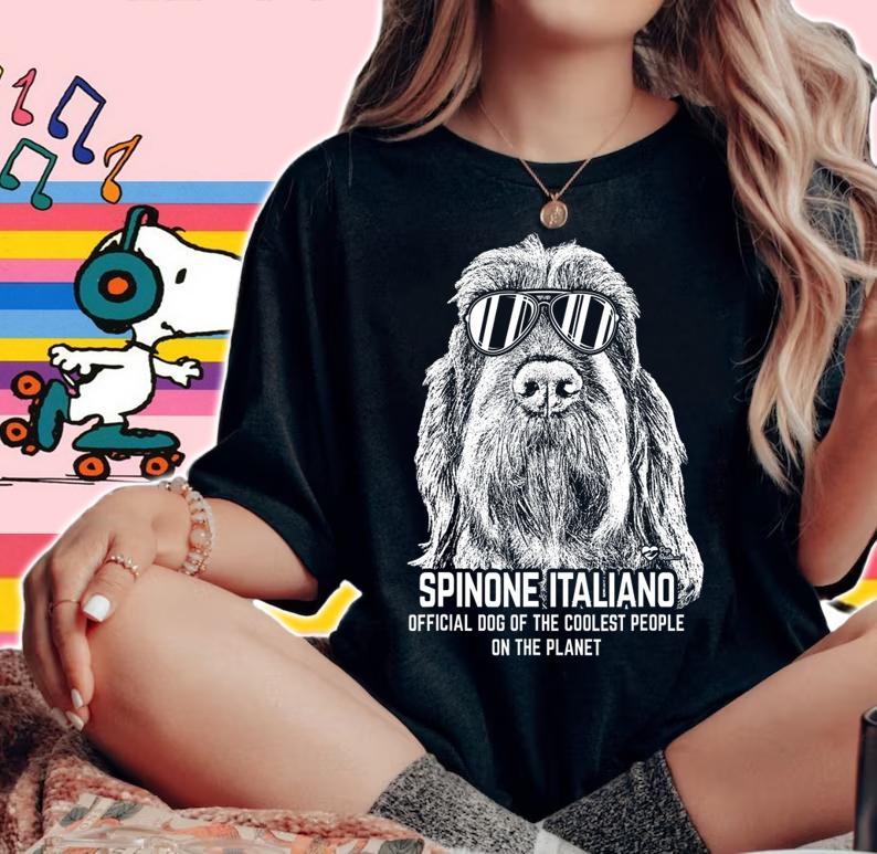 Italian Spinone Official Dog of the Coolest People t-shirt woman shirt