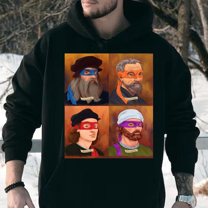 Teenage Mutant Ninja Turtles Leonardo Raffaello Donatello Michelangelo t-shirt hoodie