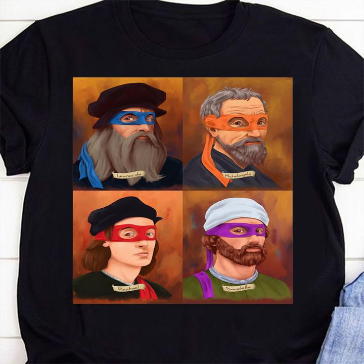 Teenage Mutant Ninja Turtles Leonardo Raffaello Donatello Michelangelo t-shirt shirt