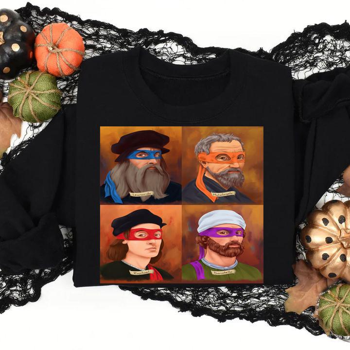 Teenage Mutant Ninja Turtles Leonardo Raffaello Donatello Michelangelo t-shirt sweatshirt