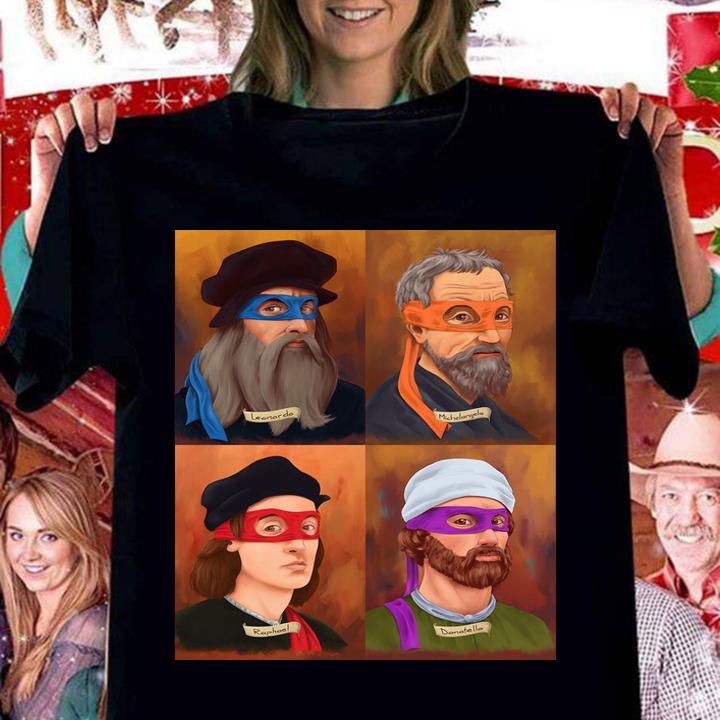 Teenage Mutant Ninja Turtles Leonardo Raffaello Donatello Michelangelo t-shirt woman shirt