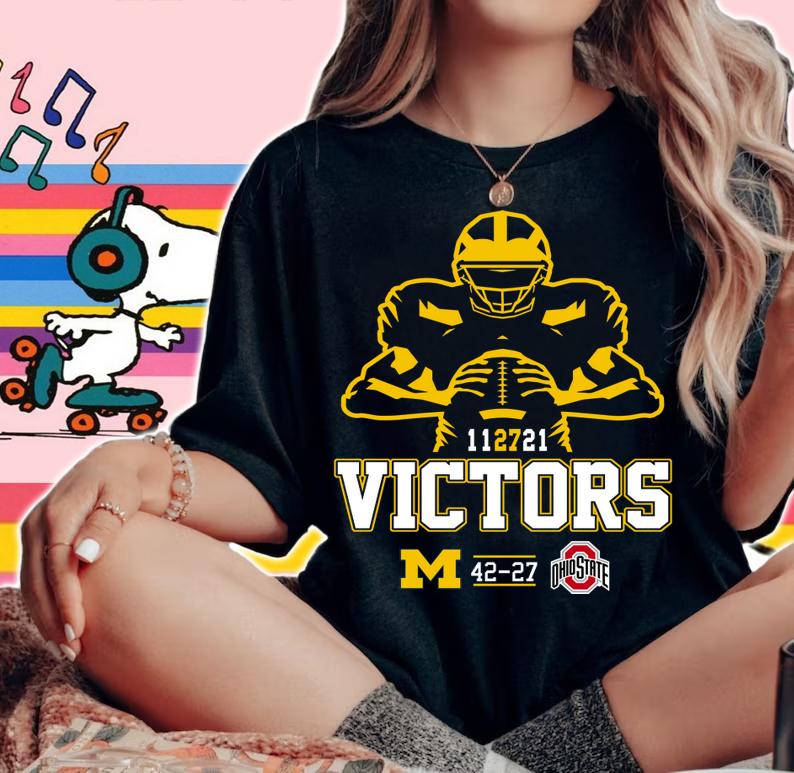 Valiant University Of Michigan Football Michigan Vs. Ohio State t-shirt woman shirt
