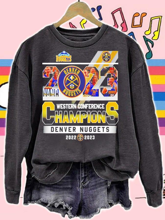 Denver Nuggets 2022-2023 Western Conference Champions t-shirt sweatshirt