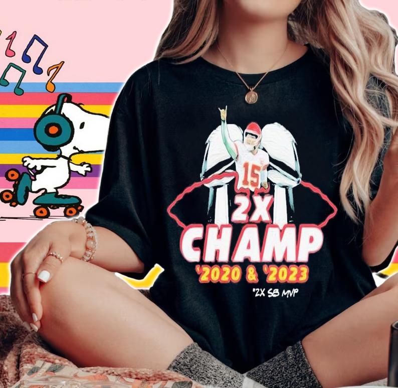 2x Champ 2020 2023 2x Sb MVP shirt t-shirt woman shirt