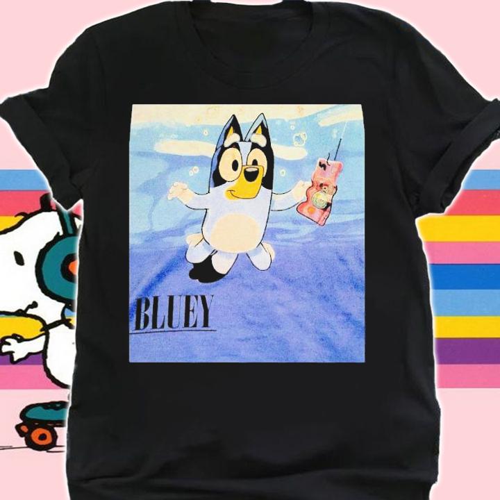 Bluey in water shirt t-shirt shirt