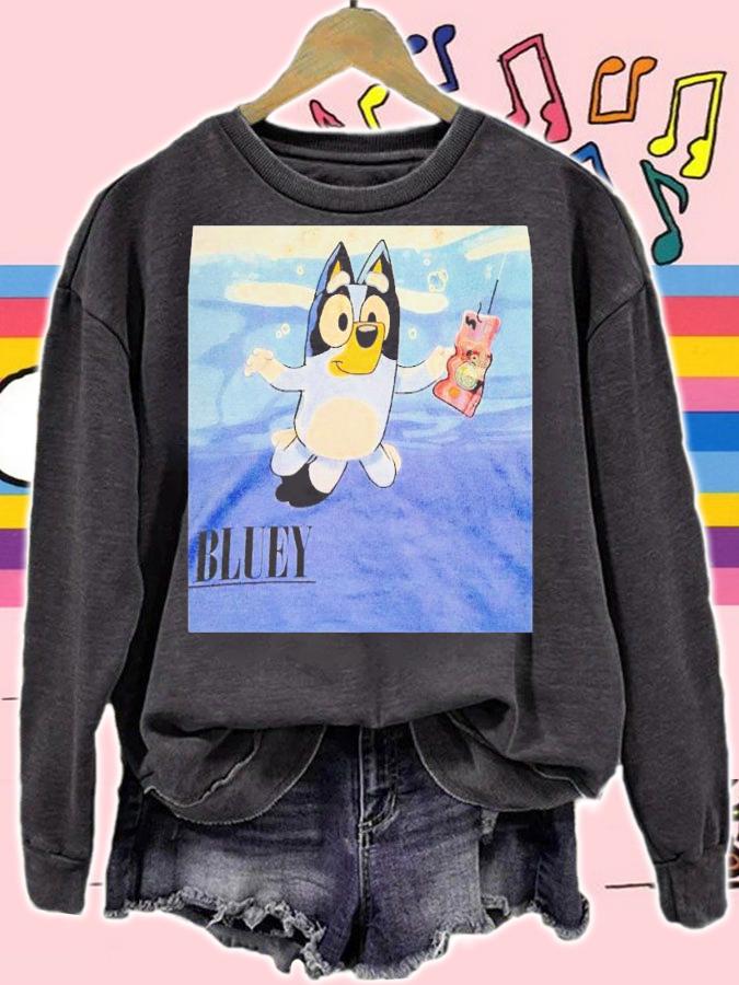 Bluey in water shirt t-shirt sweatshirt