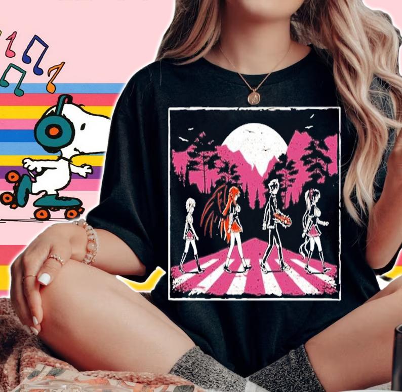 Azumi Asakara Issei Hyoudou Demon Slayer Abbey Road Shirt t-shirt woman shirt