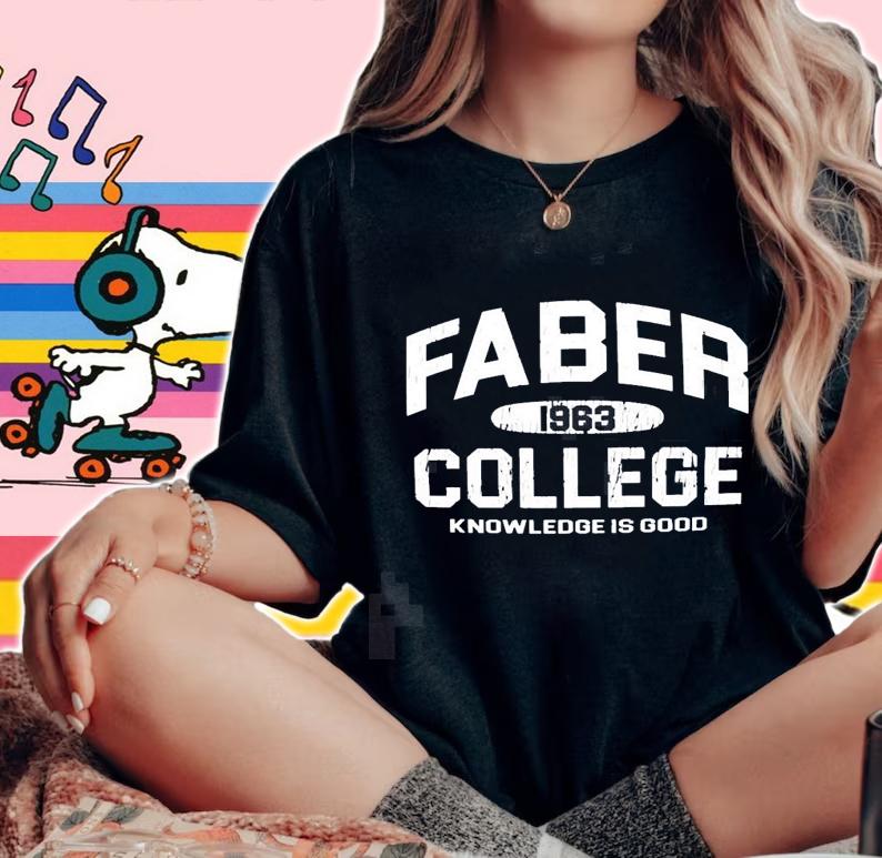 Faber College 1963 Knowledge is good retro new shirt t-shirt woman shirt