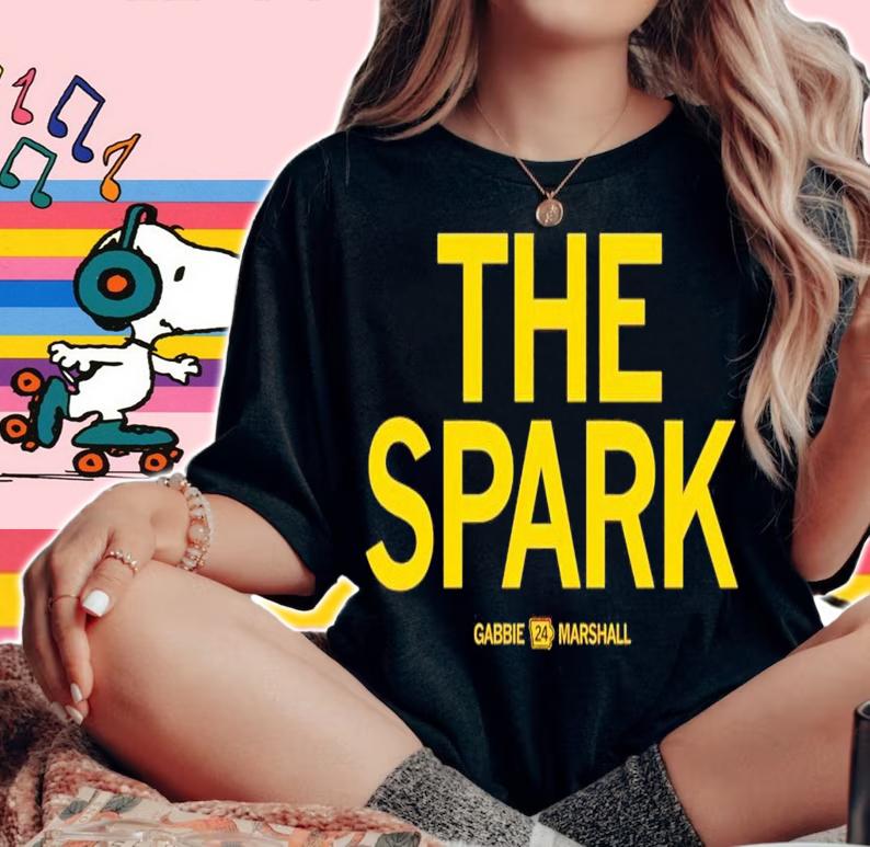 Gabbie Marshall #24 The Spark shirt t-shirt woman shirt