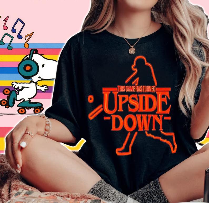 Houston Astros The game has turned Upside Down shirt t-shirt woman shirt