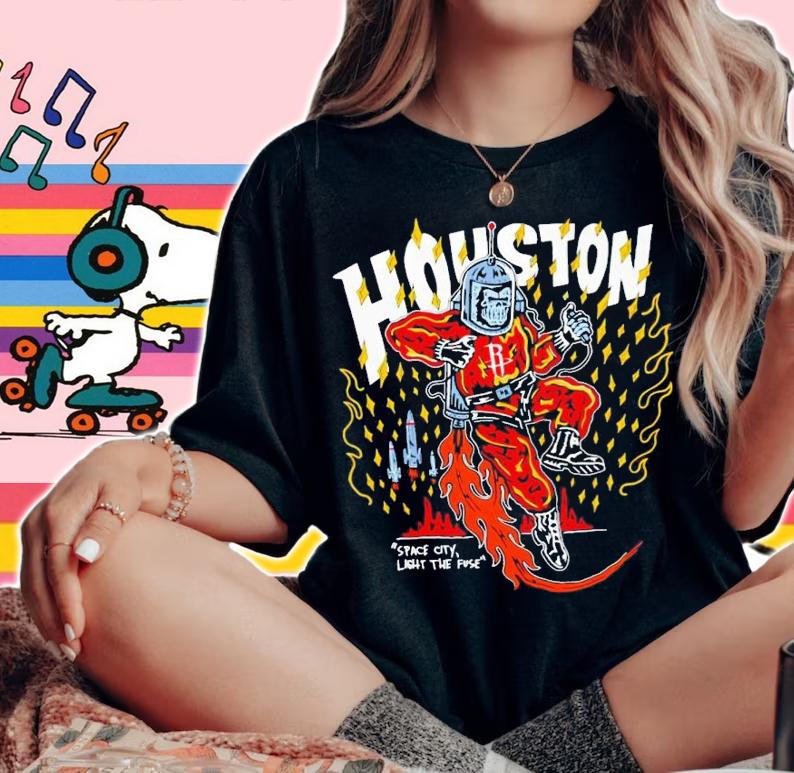Houston Rockets Space City Light The Fuse shirt t-shirt woman shirt