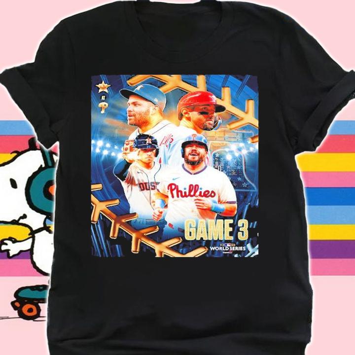 Houston Astros Vs Philadelphia Phillies Game 3 MLB World Series 2022 Shirt t-shirt shirt
