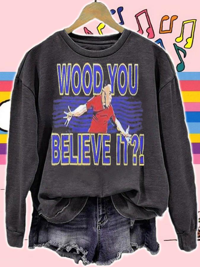 Bobby Wood you believe it T-shirt t-shirt