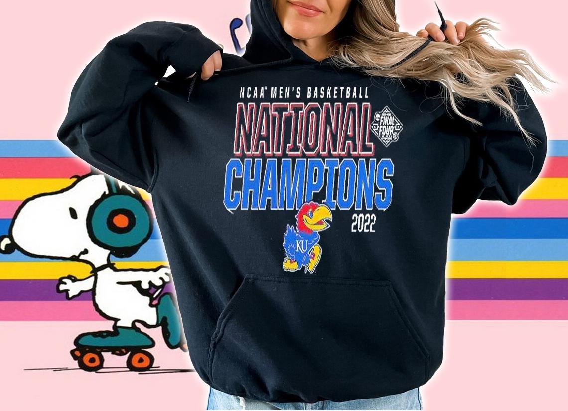 Kansas Jayhawks 2022 NCAA Men's Basketball National Champions Final Four New Orleans T-Shirt t-shirt