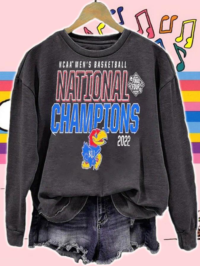Kansas Jayhawks 2022 NCAA Men's Basketball National Champions Final Four New Orleans T-Shirt t-shirt