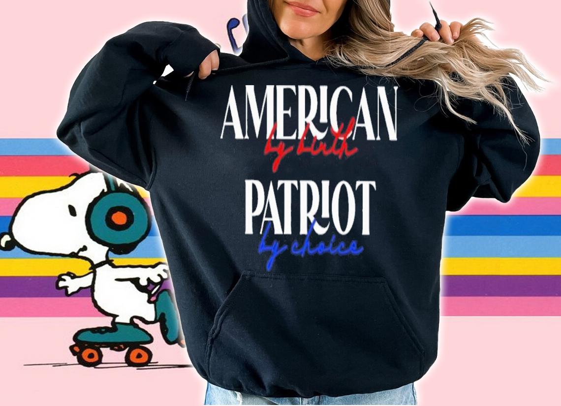 Official american By Birth Patriot By Choice Shirt