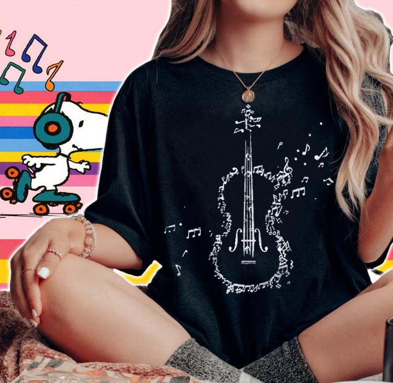 Classical Music Violin Player Gift Orchestra Violin Shirt woman shirt