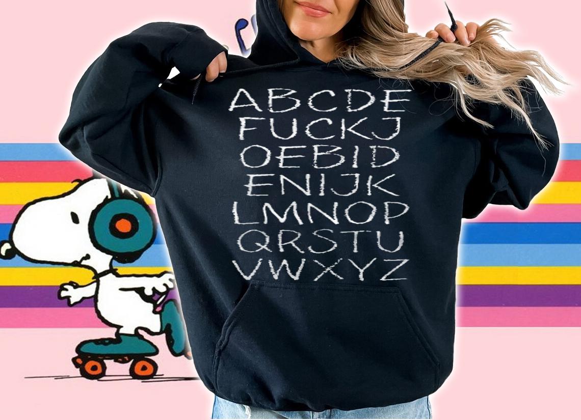 F Joe Biden aBCDE Fuck Joe Biden Anti Joe Biden T-Shirt hoodie