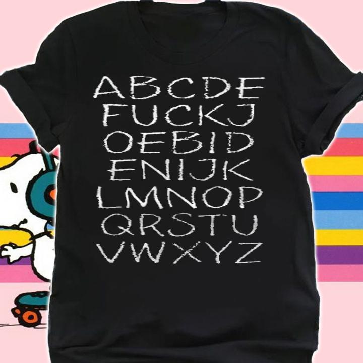 F Joe Biden aBCDE Fuck Joe Biden Anti Joe Biden T-Shirt shirt