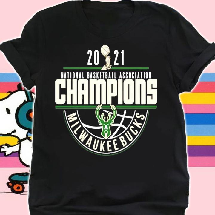 2021 National basketball Association Champions Milwaukee Bucks shirt shirt