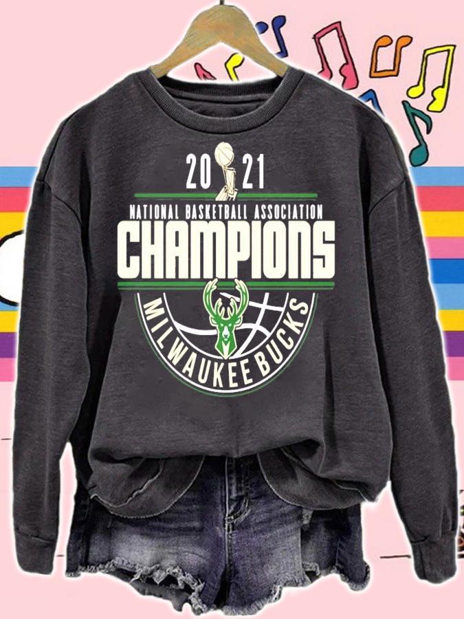 2021 National basketball Association Champions Milwaukee Bucks shirt sweatshirt