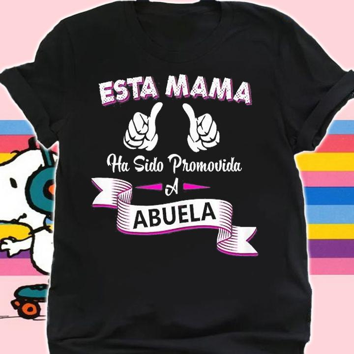 Esta Mama Ha Sido Promovida a Abuela Future T-Shirt