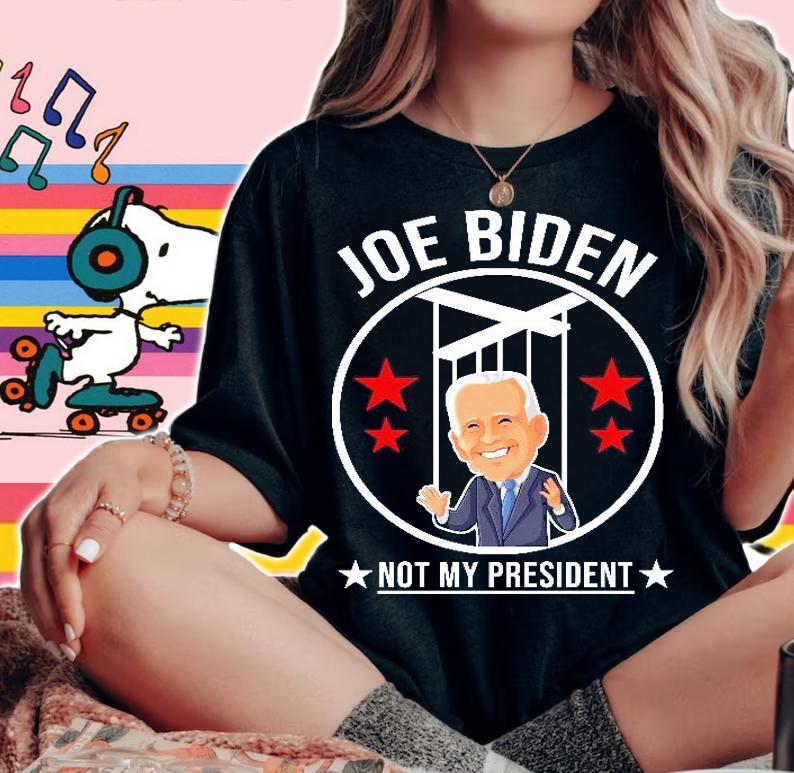 Joe Biden not my president puppet Biden t-shirt