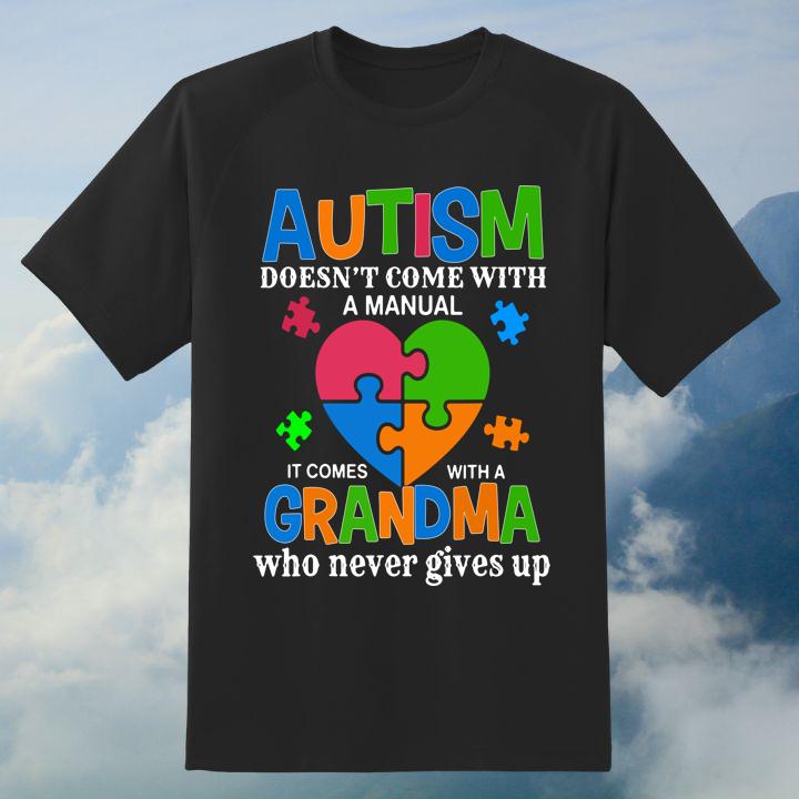 Autism Grandma Autism Awareness Shirt