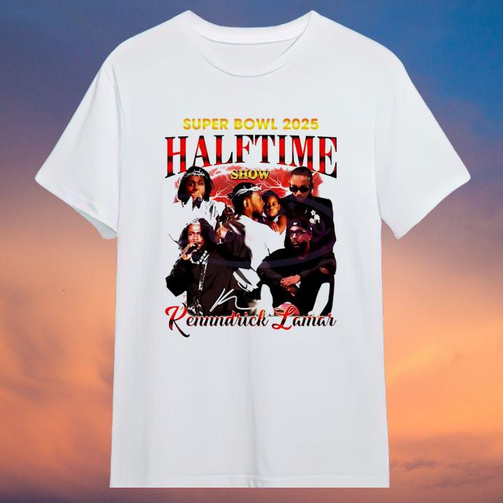 Kendrick Lamar Super Bowl 2025 Halftime Show Signature Shirt