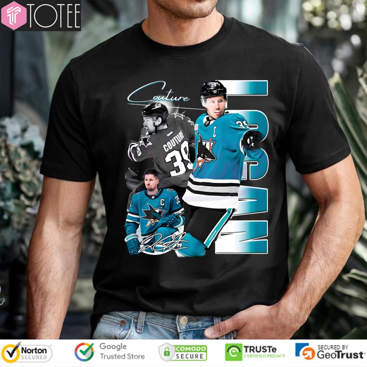Logan Couture San Jose Sharks Nhl Players Lightning Effect Hockey Shirt
