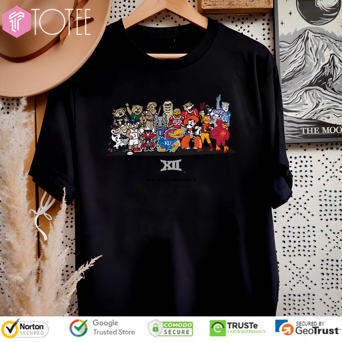 Big 12 Conference Family Portrait Sport Teams Mascot Shirt
