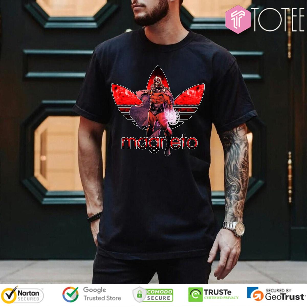 Magneto Parody Adidas Logo T-Shirt