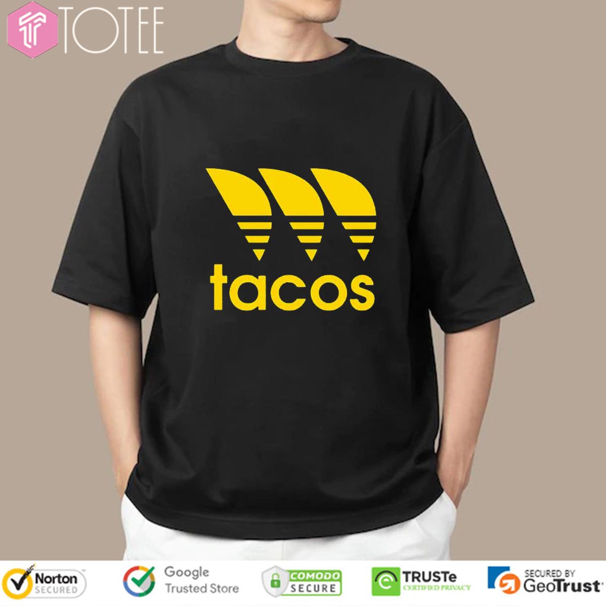 Tacos Parody Adidas Logo T-Shirt