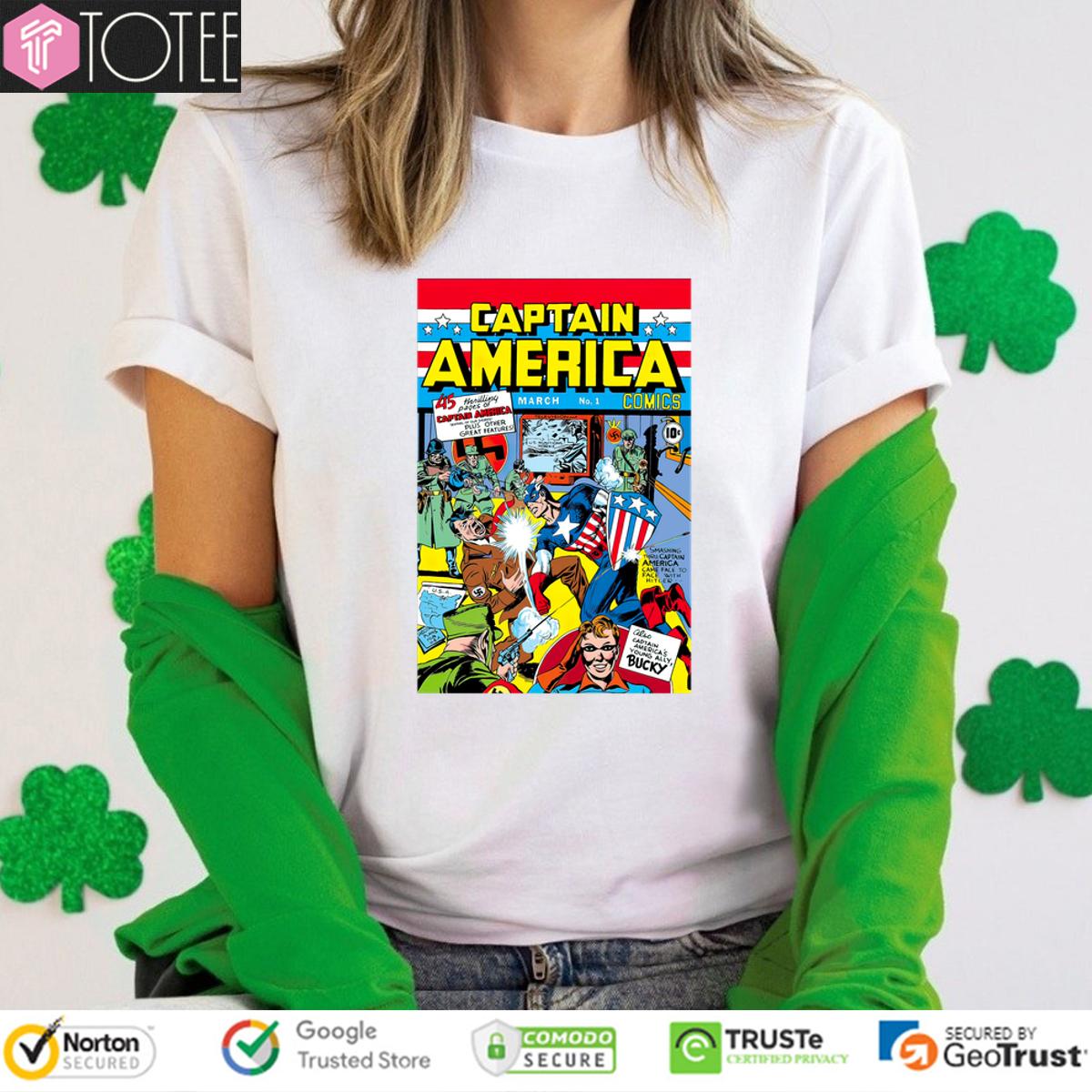 Original Captain America Punching Hitler Shirt