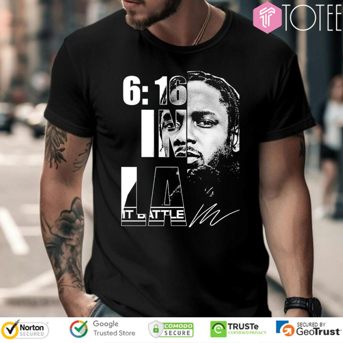 Kendrick Lamar 6 16 In LA Rap Battle T-Shirt