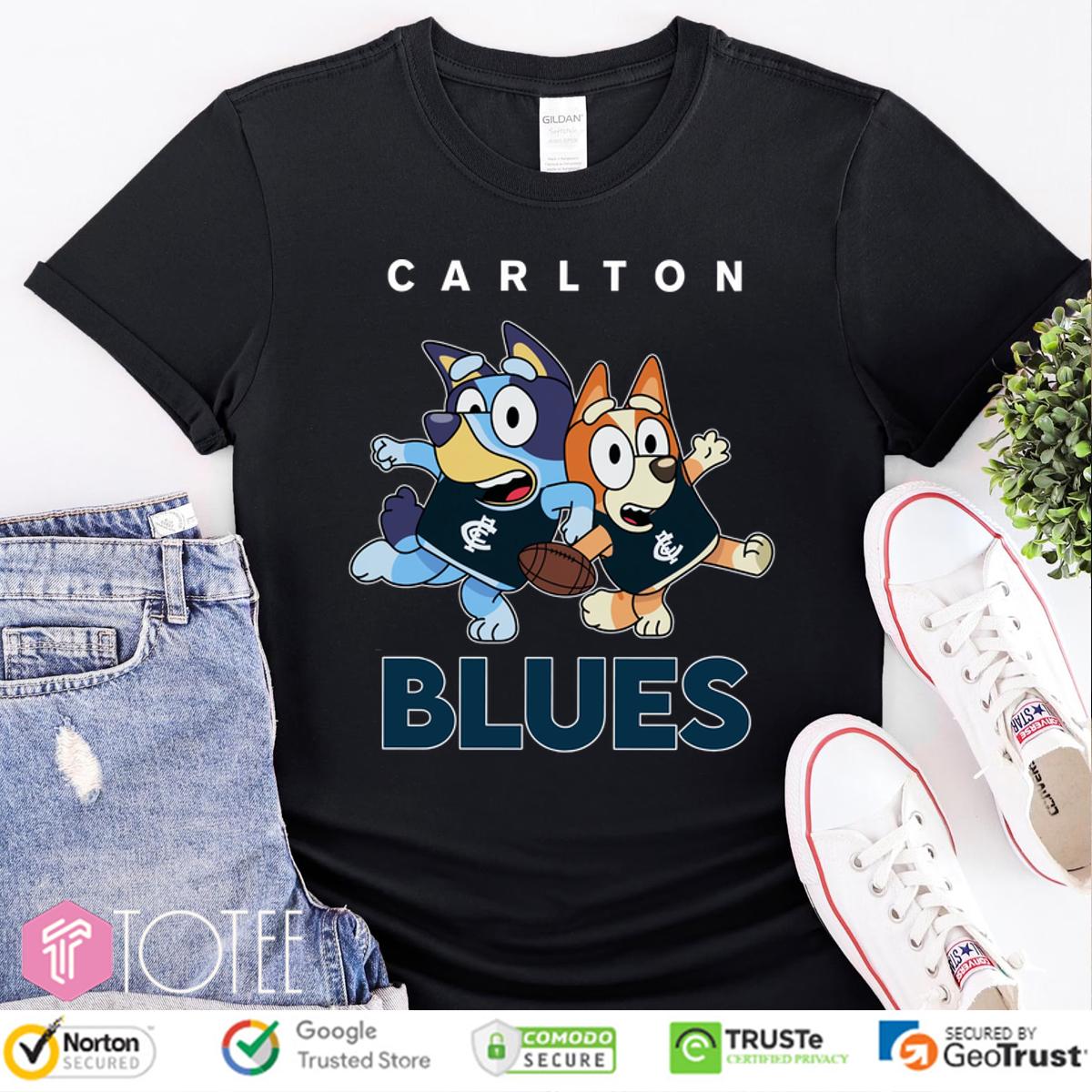 Carlton Blues Bluey And Bingo Shirt