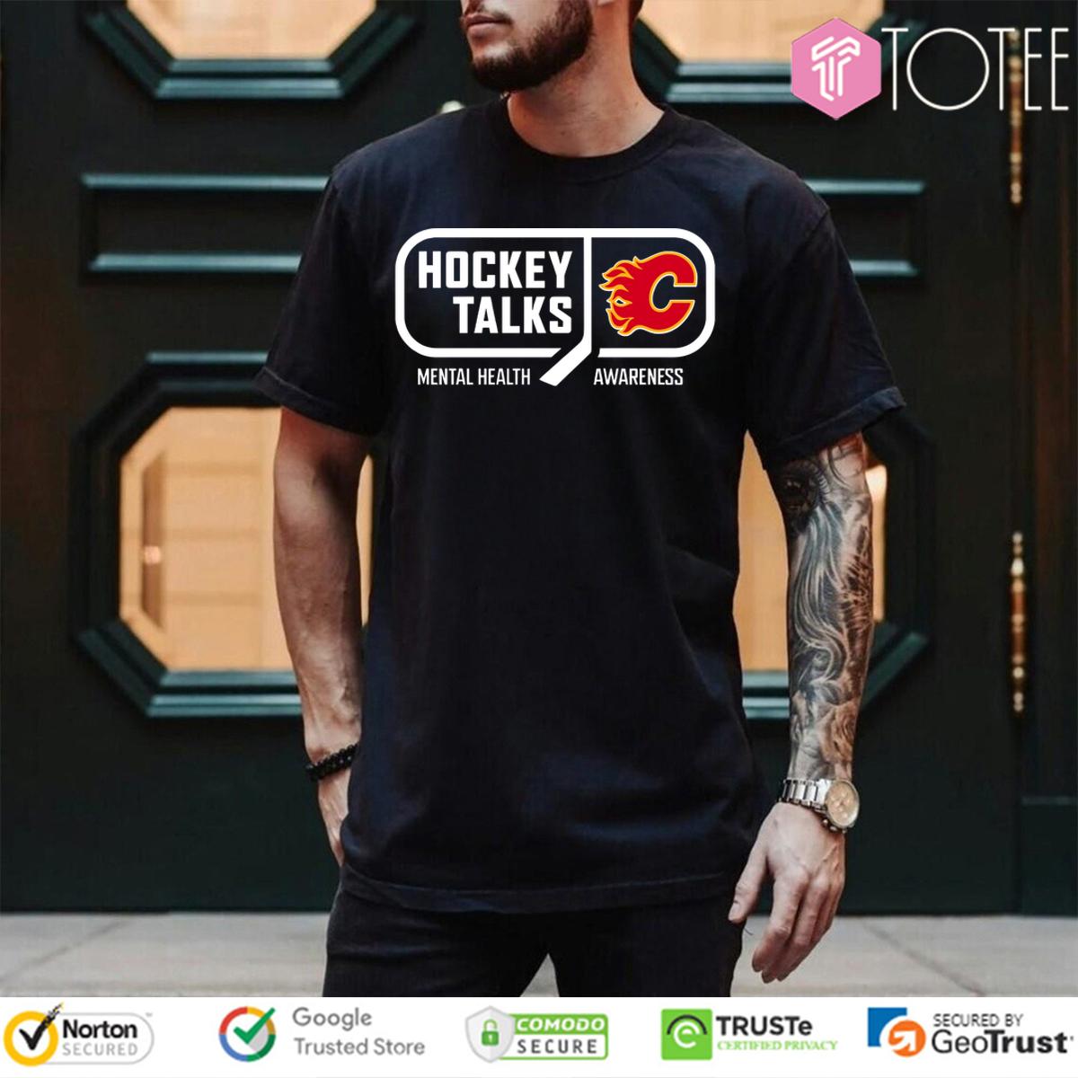 Calgary Flames Hockey Talks Mental Health Awareness Shirt