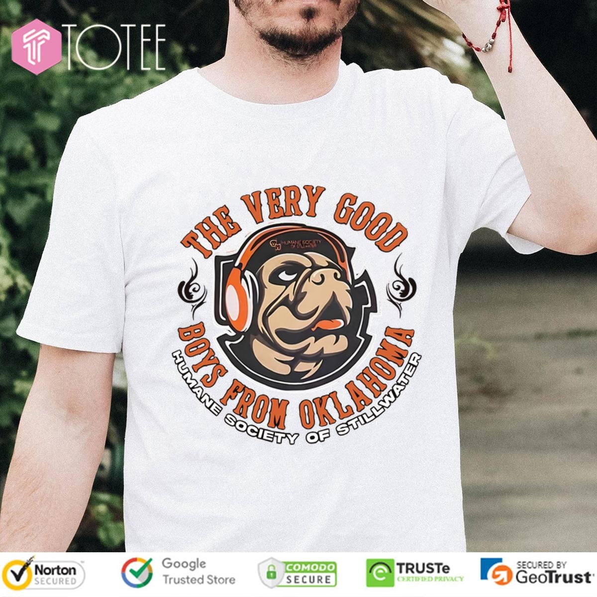 Dog The Very Good Boys From Oklahoma Humane Society Of Stillwater T-shirt