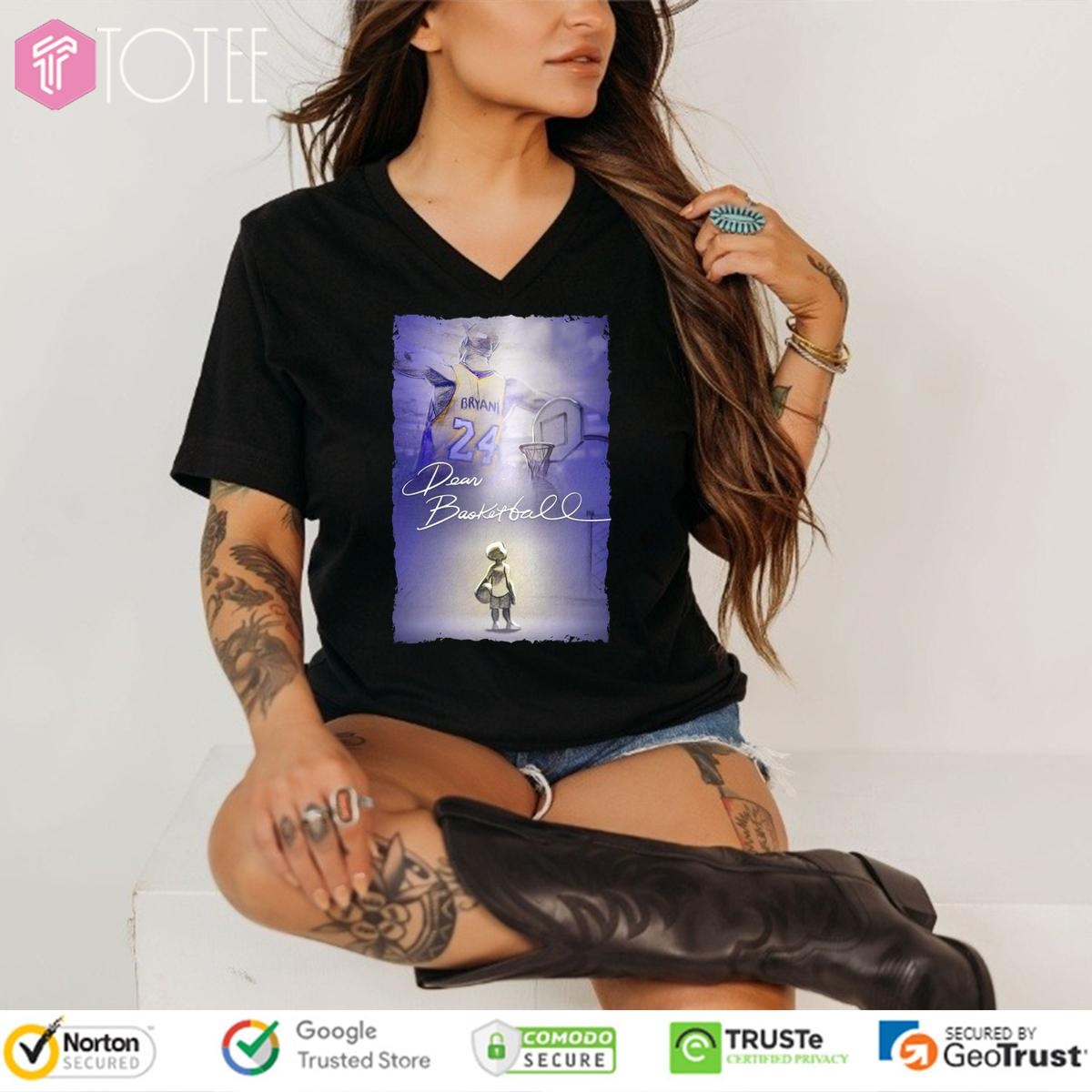 Rip Kobe Bryant Dear Basketball V-neck
