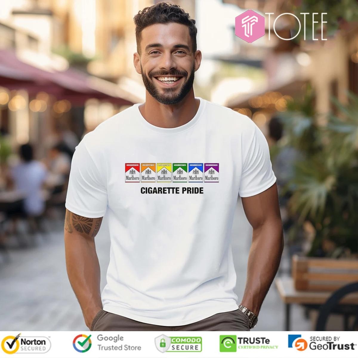 Marlboro Cigarette Lgbt Pride Rainbow Gay Colors T-shirt