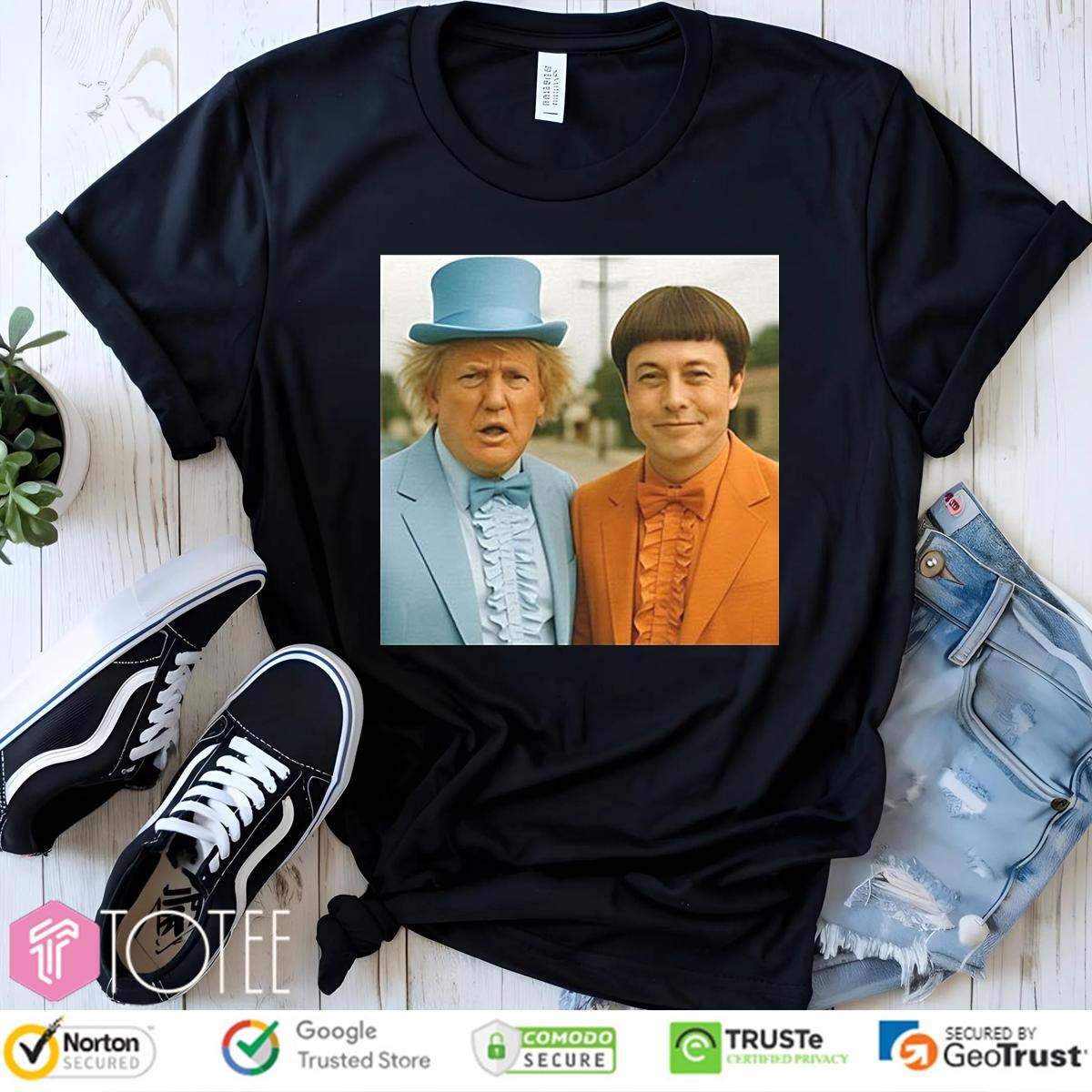 Elon Musk And Trump Parody Dumb And Dumber Lloyd And Harry T-shirt
