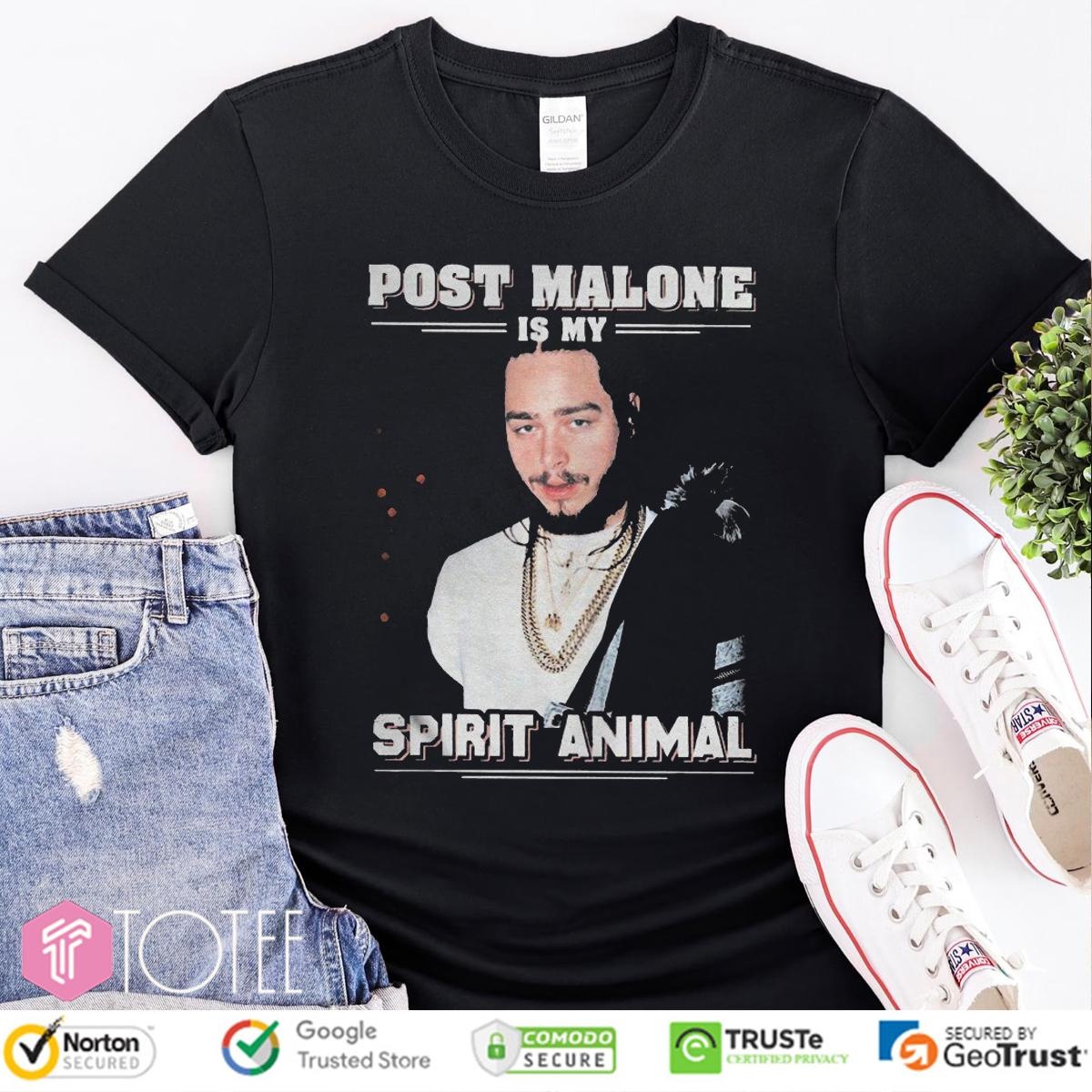 Post Malone Is My Spirit Animal T-shirt