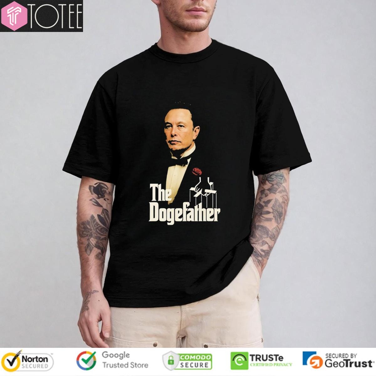The Dogefather Elon Musk Parody The Godfather T-shirt
