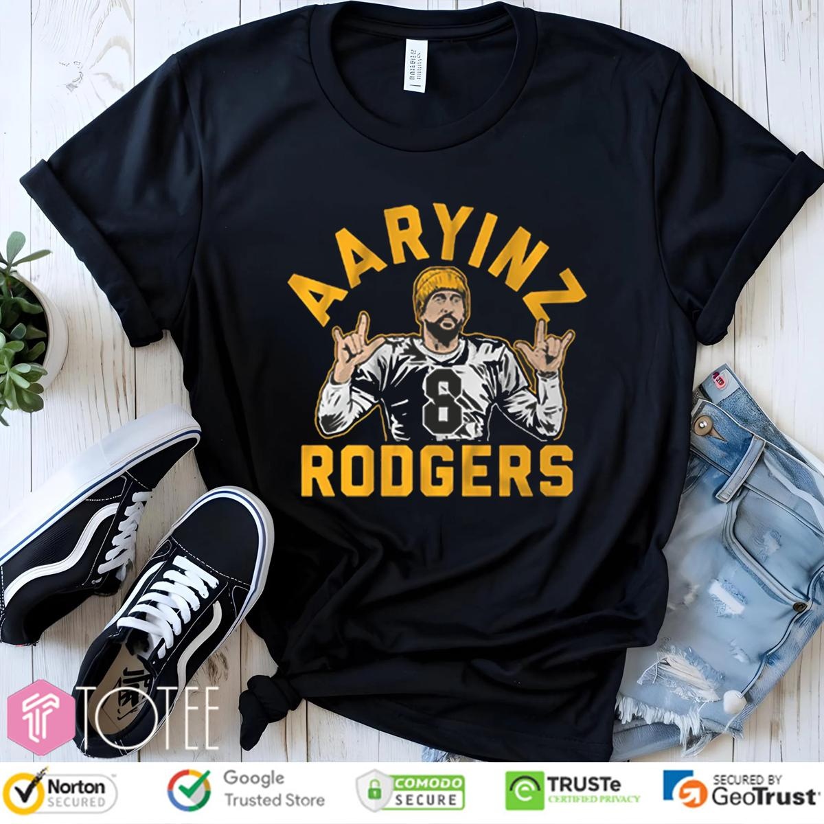 Aaryinz Aaron Rodgers Pittsburgh Steelers T-shirt