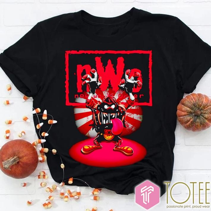 Taz Looney Tunes Tasmanian Devil Parody Nwo New World Order Wwe T-shirt