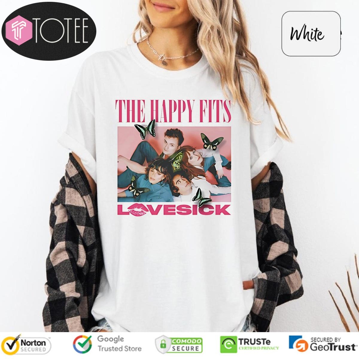 The Happy Fits Rock Band Lovesick T-shirt
