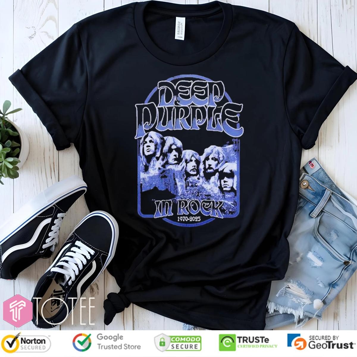 Deep Purple In Rock 1970-2025 Album Vintage T-shirt