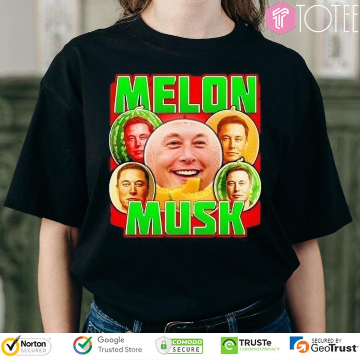 Melon Musk Parody Watermelon Elon Musk T-shirt